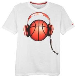 Nike Baller Beats T Shirt   Mens   Basketball   Clothing   White 