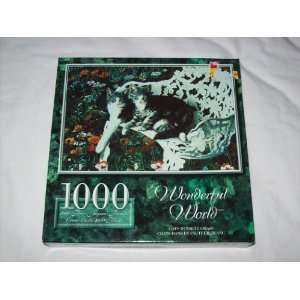   Cats In A White Chair Jigsaw Puzzle   1000 pieces 