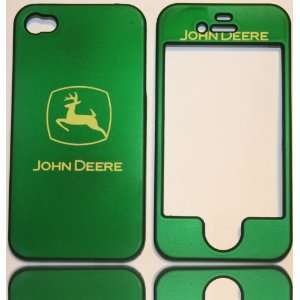  John Deere Green Apple iPhone 4 Faceplate Hard Cell 