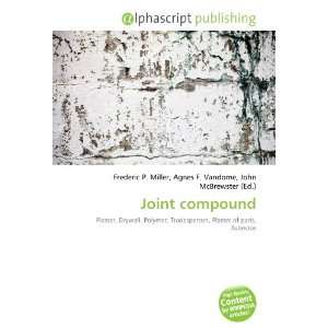  Joint compound (9786134220729) Books