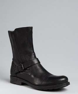 Kenneth Cole Reaction black leather Rev the Engine boots