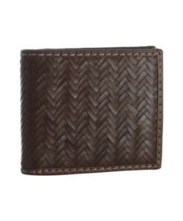 Cole Haan luggage woven leather Geneva slim wallet   up to 