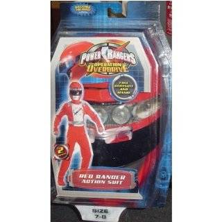 Power Rangers Operation Overdrive Red Ranger Action Suit   Size 7 8