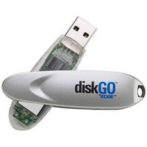 EDGE DiskGO 4 GB USB 2.0 Flash Drive (Silver 