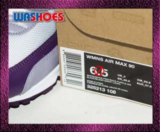 2011 Nike Womens Air Max 90 LE White Provence Purple Grape US 6~12 1 