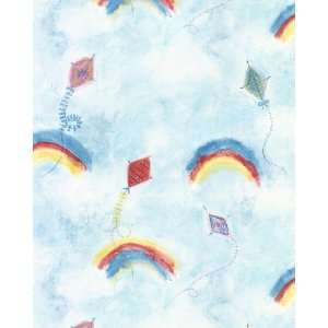  Rainbows and Kites Wallpaper (Double Roll) in Norwall Kids 