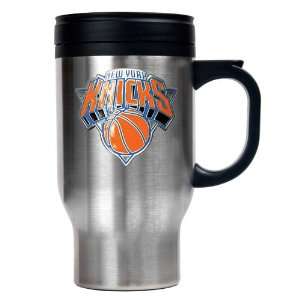   Knicks NBA Stainless Steel Travel Mug   Primary Logo Sports