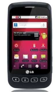Virgin Mobile Lg Optimus V VM640 Touch Screen Cell Phone No Contract 