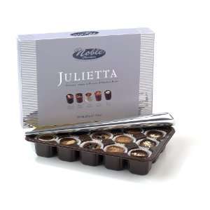 Noble Chocolates Julietta Belgian Chocolate Cups Selections, 7.06 