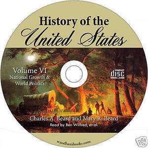 HISTORY OF THE US, VOLUME VI, C. Beard 5 audio CDs  
