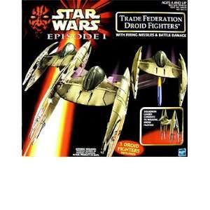  Star Wars Episode I Trade Federation Droid Fighters Toys 