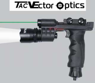 Vector Optics Cobra Tactical Fore Grip Handle Flashlight Green Laser 
