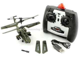 UDI U803 3.5CH Infrared Apache Armed RC Helicopter Gyro  