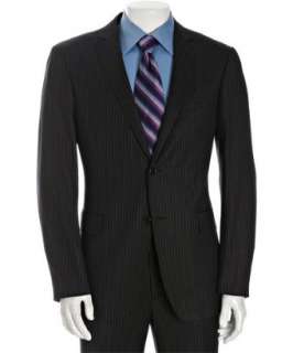 style #311088501 midnight pinstripe super 130s stretch wool Hampton 