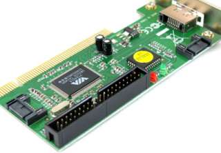 VIA 3 Port SATA +1 IDE PCI Controller RAID Card Adapter  