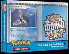 Pokemon Card Game   2008 World Chmpionship Deck   Dylan Ls Speed 