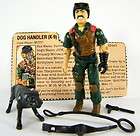 GI JOE 3.75 Dog Handler K 9, Mutt Action Figure 1984 w