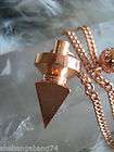 spearhead copper tone brass metal dowsing divina tion pendulums with