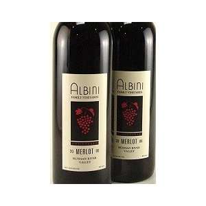  Albini Family Vineyards Merlot 2007 750ML Grocery & Gourmet Food
