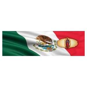   Graphics   Universal   ~ Right Side Lady On Mexican Flag Automotive