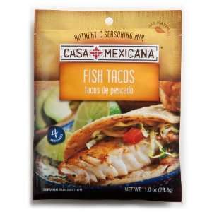 Casa Mexicana Fish Tacos Seasoning Mix, 1 Ounce Bags (Pack of 12)