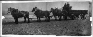 62 VINTAGE, PANORAMIC PHOTOGRAPHS OF HORSE RACING, RACETRACKS, MISC 