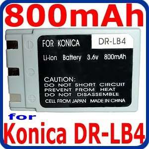  800mah Eurus Li ion Dr lb4 Battery for Minolta NP 500 NP 