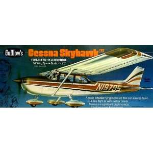  Cessna Skyhawk Balsa Model Airplane Guillows Toys & Games