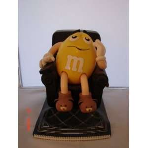  M&Ms Yellow Recliner Candy Dispenser New Without Box 