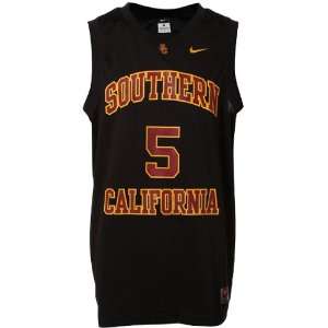  Nike USC Trojans #5 College Replica Basketball Jersey 