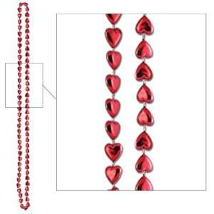   By Beistle Company Cinnamon Heart Bead Necklaces 