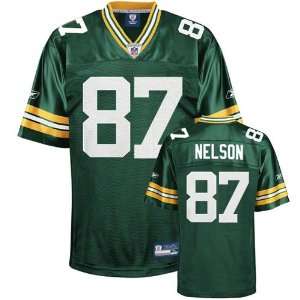 Reebok Jordy Nelson Green Bay Packers Green Authentic Jersey Size 50 
