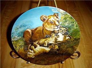 SIGNS OF LOVE A Watchful Eye TIGER CAT Bradford Plate  