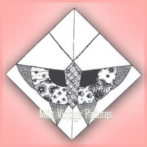 Vintage Quilt Pattern ~ 1930s Deco Butterfly  