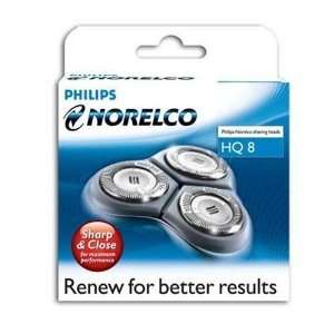  Philips NORELCO HQ 8 Replacement Shaving Heads CUTTER and 