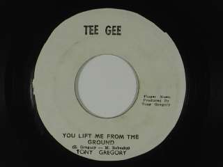 TONY GREGORY northern/reggae/mod soul 45 LIFT ME FROM THE GROUND VG+ 