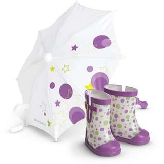   GIRL McKennas Rain Gear LE NIB NRFB Umbrella Rain Boots  
