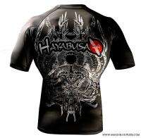 Hayabusa Mizuchi Short Sleeve Rashguard   Black (MMA)  