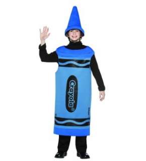 Blue Crayola Crayon Child Costume Tween 10 12 New  
