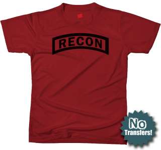 RECON US RANGER ARMY RECCE MILITARY SCOUT NEW T SHIRT  