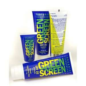   Screen Organic Sunscreen SPF 20 Original 8oz/230g   3 PACK Beauty