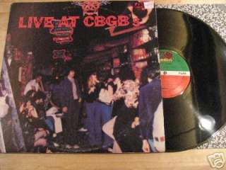 Live At CBGBs LP Rare LIVE Various Underground PUNK  