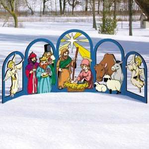  Pattern for Arched Nativity   Set Patio, Lawn & Garden