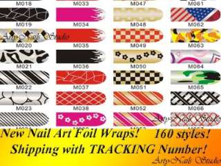 Nail Art Foil Wrap, self adhesive Decal Decoration   