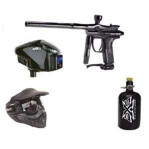 NEW SPYDER ELECTRA BLACK PAINTBALL MARKER PACKAGE 1  