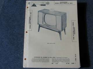 PACKARD BELL 21DC12, RM202, TV Photofact Repair Manual  