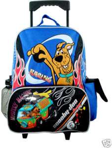 Scooby Doo ROLLING BIG Backpack Bag Tote Wheels NEW  