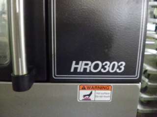 HOBART ROTISSERIE OVEN W/ WARMING BASE HRW 303 PH3  