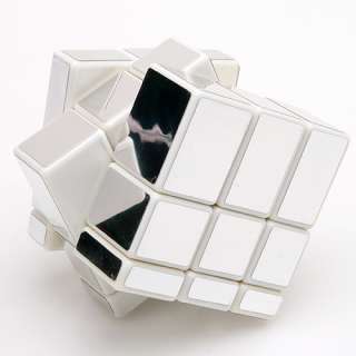 Silver Mirror Block Rubik Type Magic Cube Puzzle Toy Funny Child Gift 