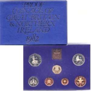 Proof Coinage of Great Britain & Northern Ireland 1982 